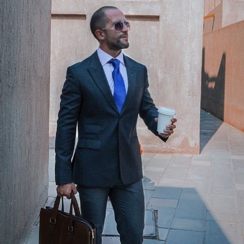 İtalyan Kesim Takım Elbise Gri